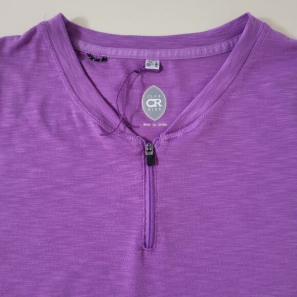 Club Ride Women's Deer Abby Purple Short Sleeve Techical Riding Jersey - Picture 8 of 14